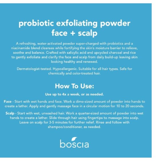 boscia Probiotic Exfoliating Powder Face + Scalp Probiotic Exfoliating Powder - Picture 3 of 4